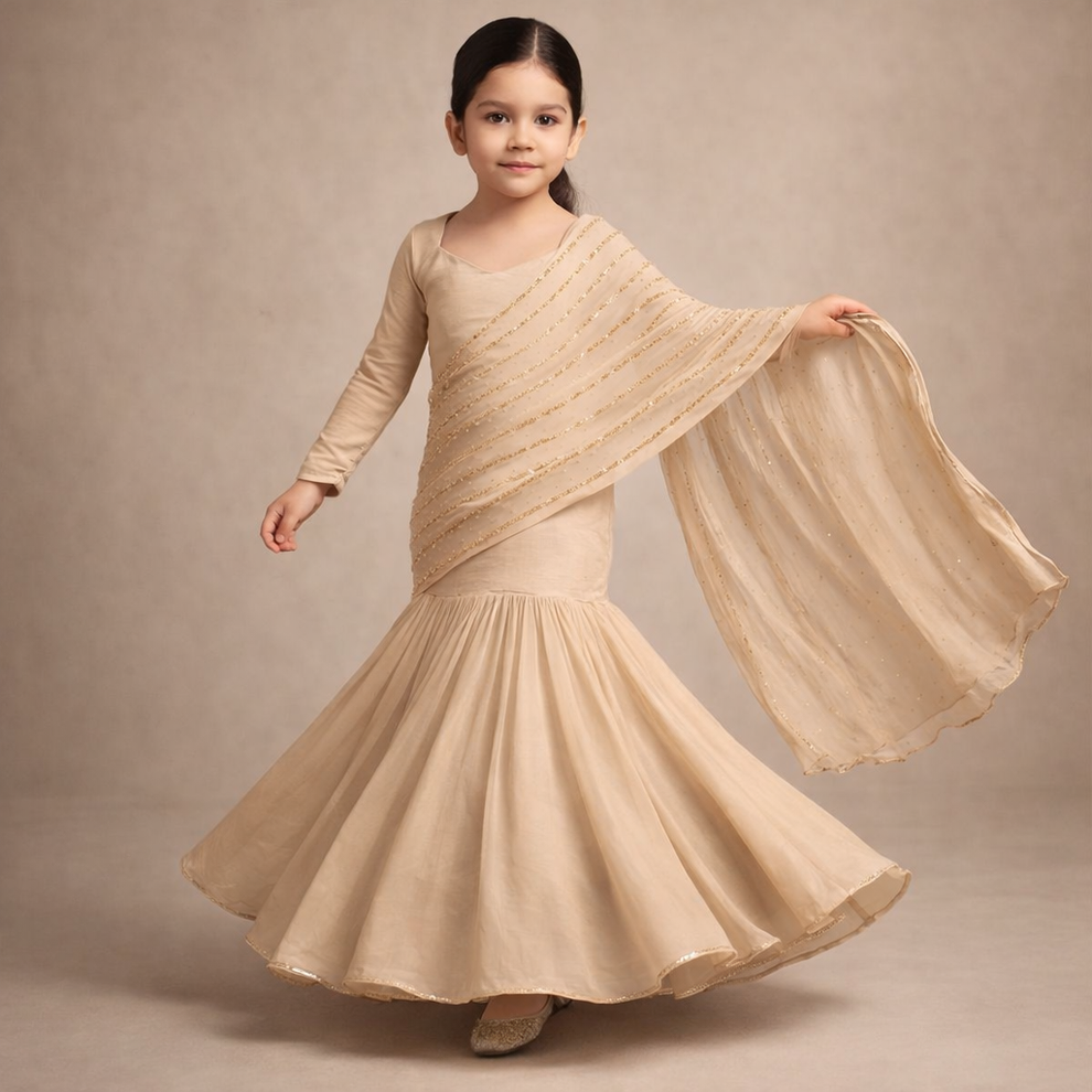 Pre Order: Kamal Draped Set