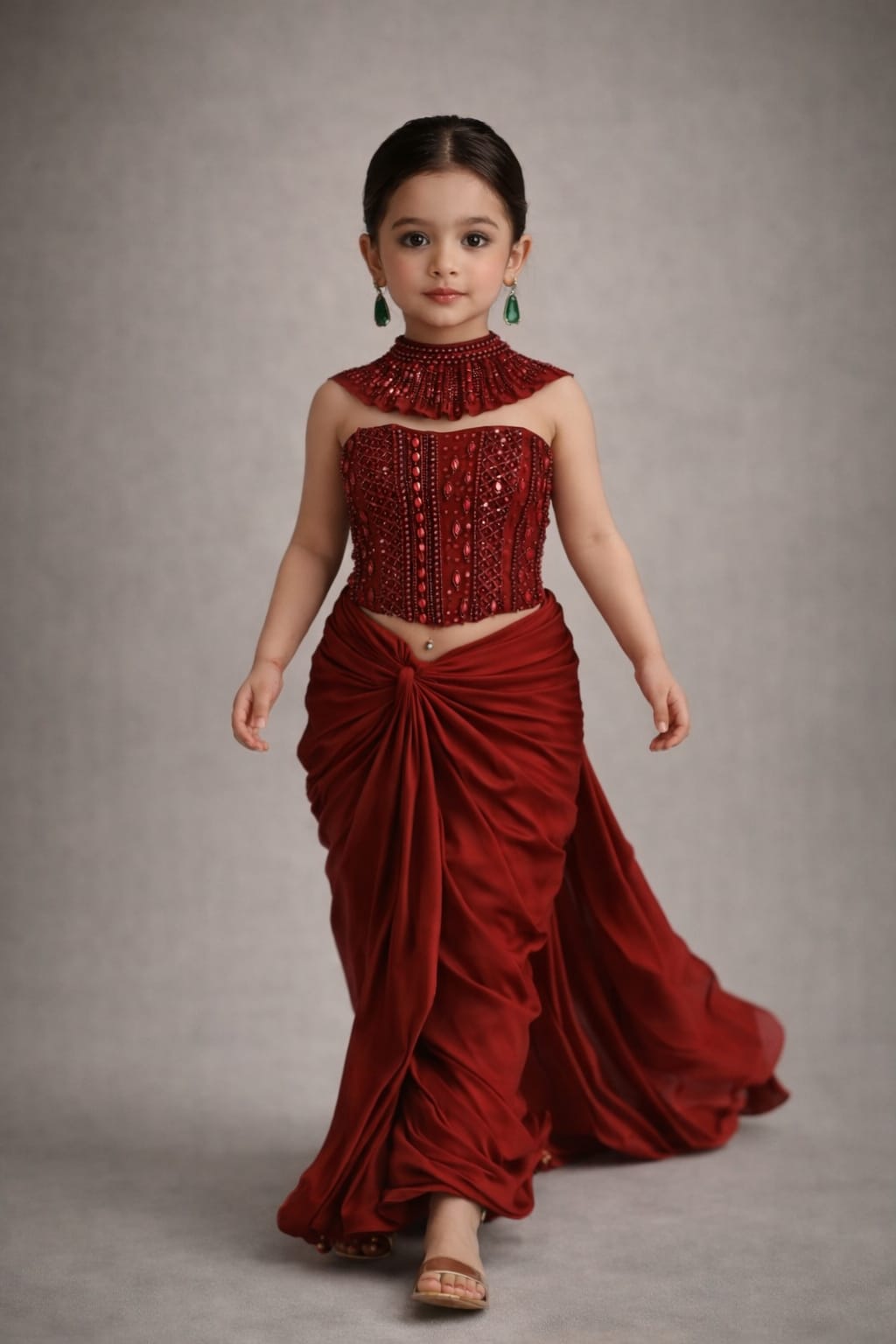Pre Order: Ruby Rani Saree Set
