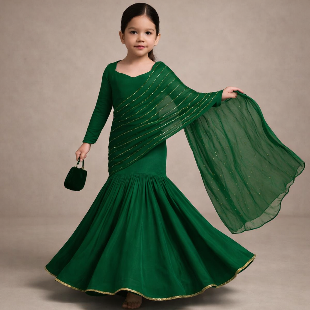 Pre Order: Kamal Draped Set