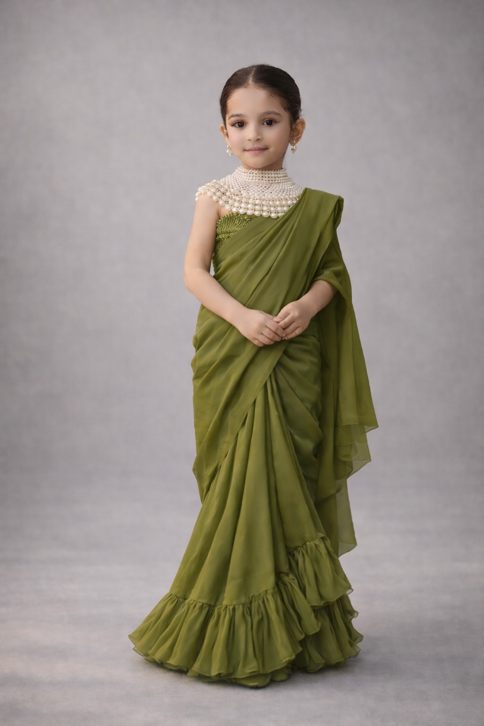 Pre Order: Noor-e-Moti Saree Set