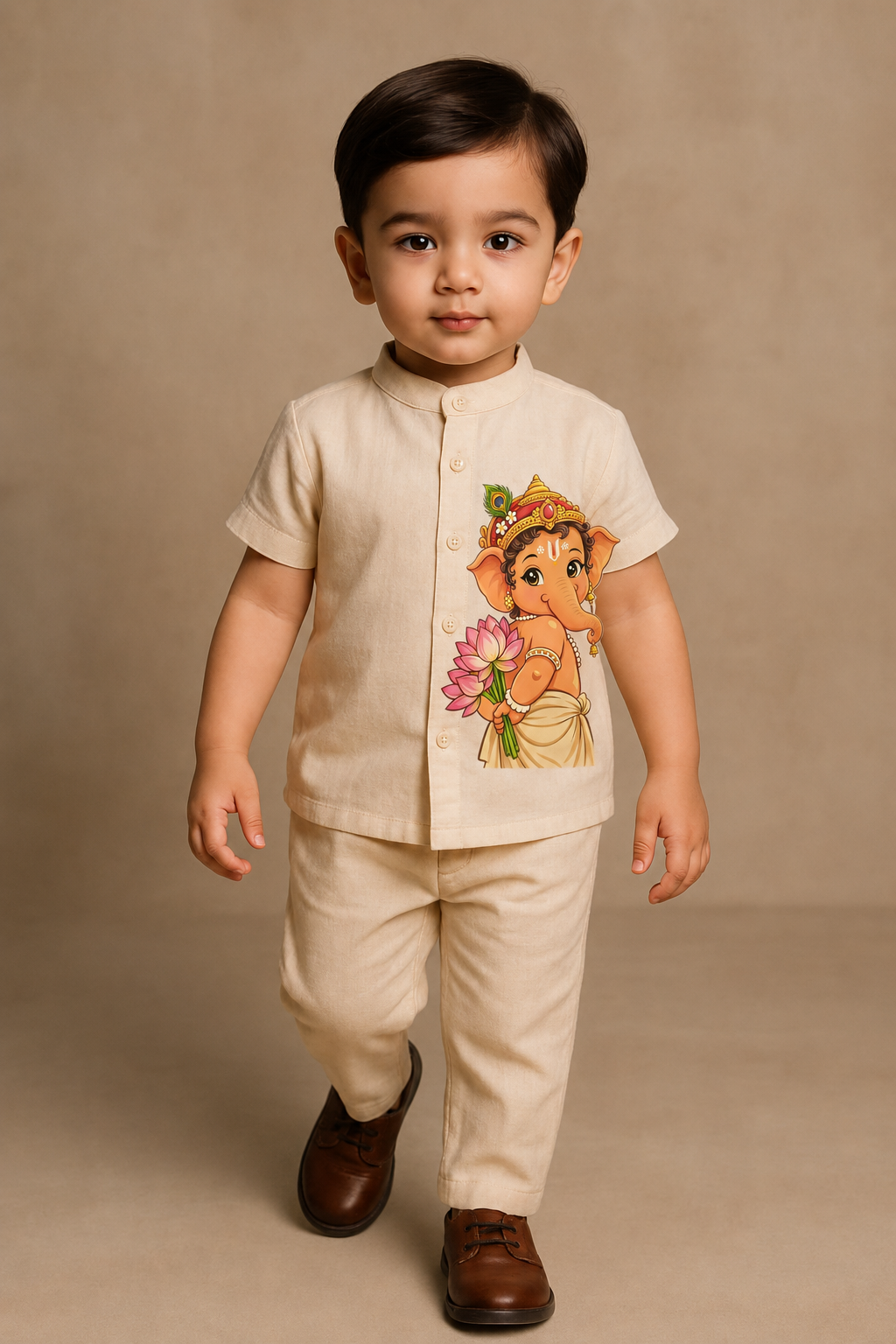 Pre order : Ganesha With Lotus Shirt