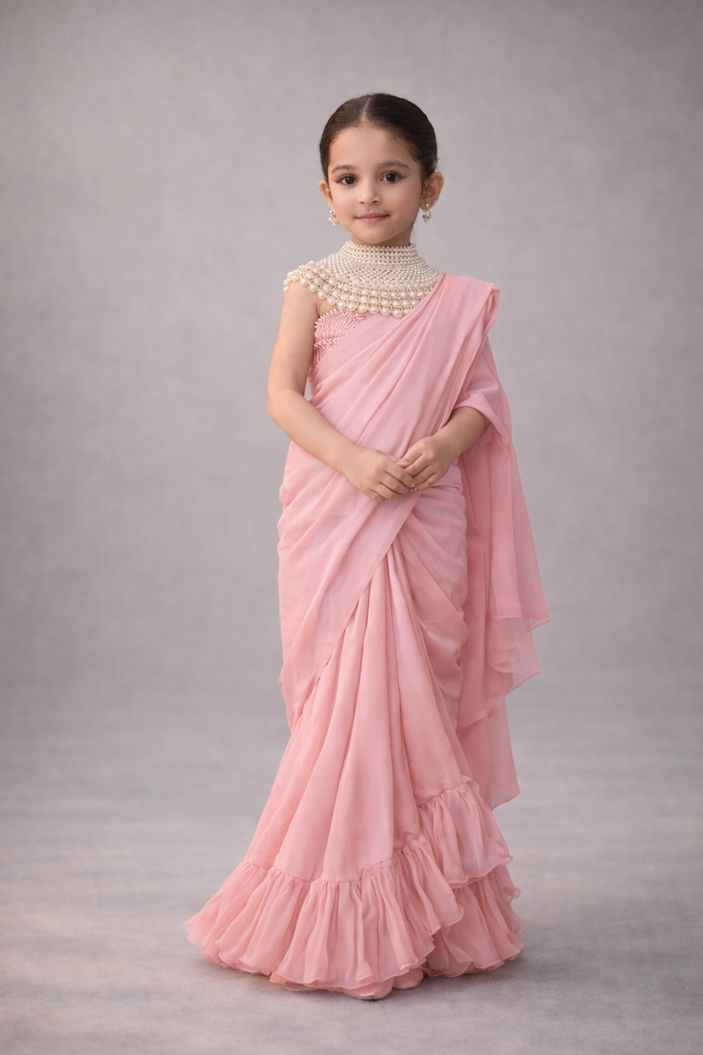 Pre Order: Noor-e-Moti Saree Set