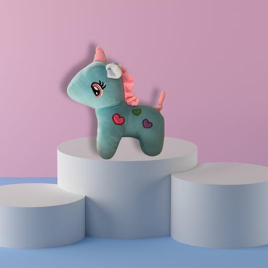Cute Blue and Pink Unicorn Plush & Stuffed Toy